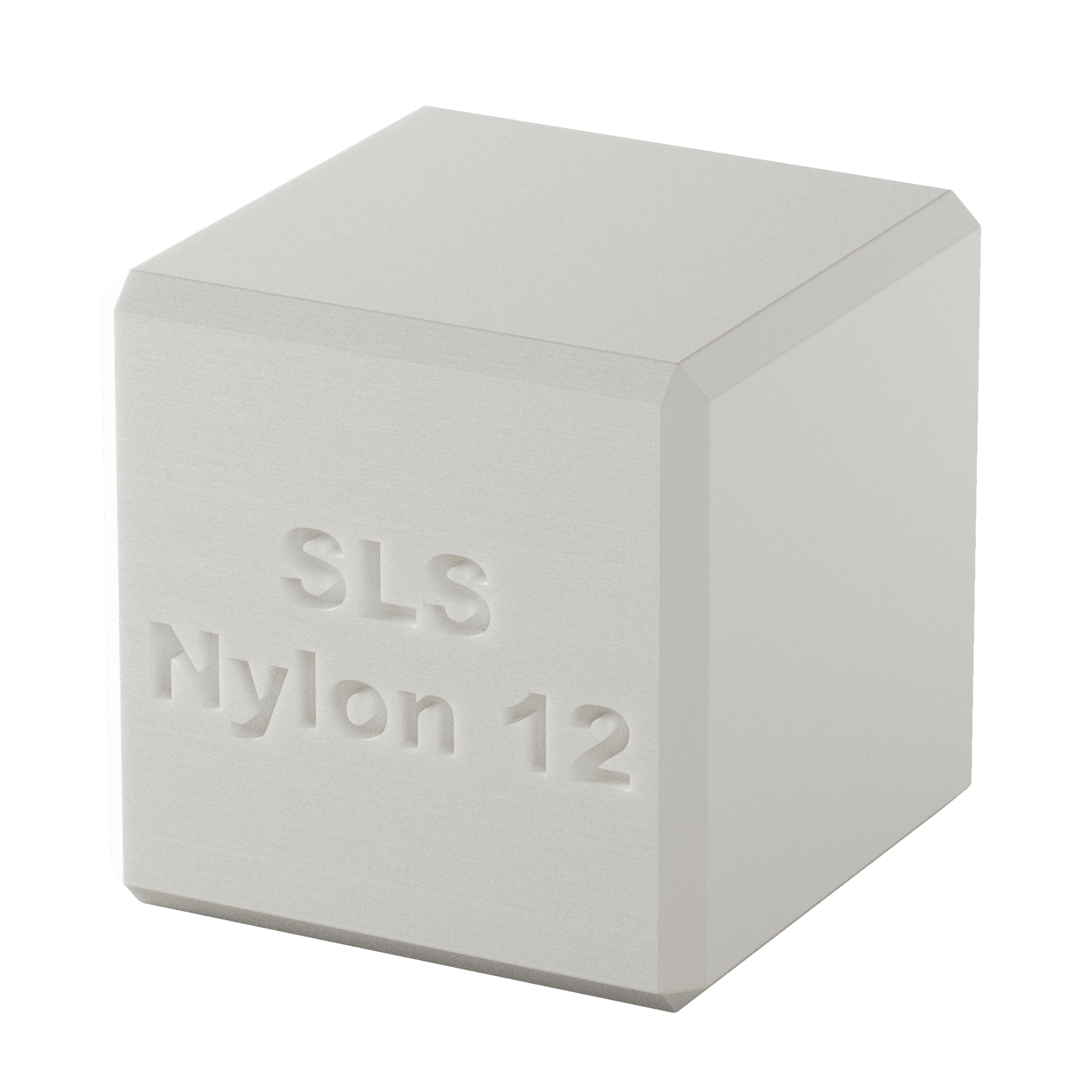 SLS Nylon 12 (černý) - ukázka materiálu